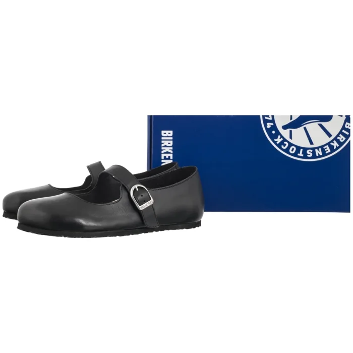 Baleriny Birkenstock Santa Clarita Black 1030709 Leather – zdjęcie 6