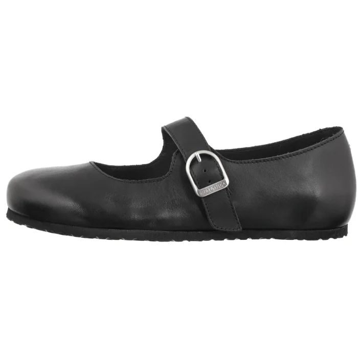 Baleriny Birkenstock Santa Clarita Black 1030709 Leather – zdjęcie 2