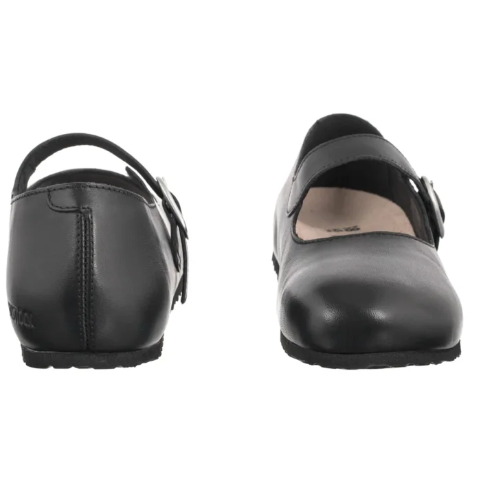 Baleriny Birkenstock Santa Clarita Black 1030709 Leather – zdjęcie 4