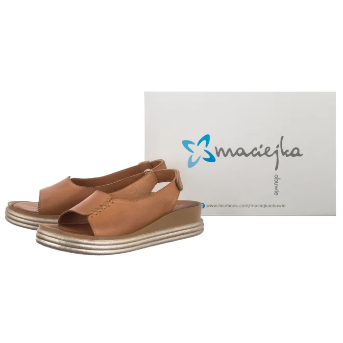 Sandały Maciejka Rude L7631-29/00-1 – zdjęcie 6