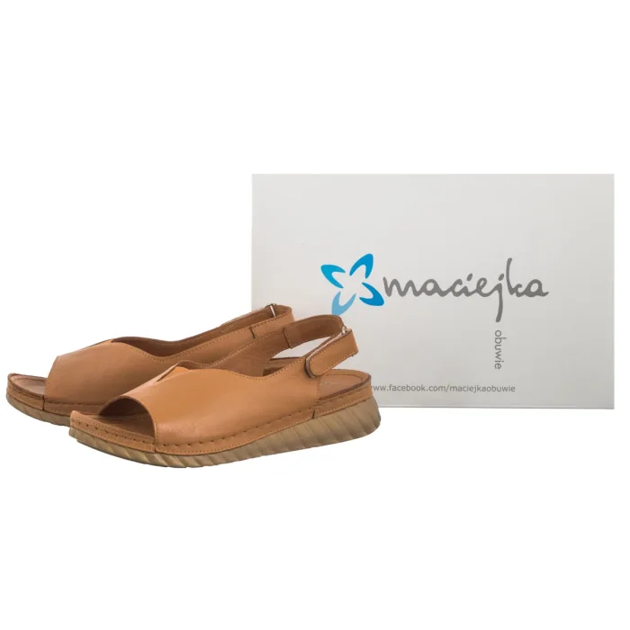 Sandały Maciejka Brązowe L7633-29/00-1 – zdjęcie 6