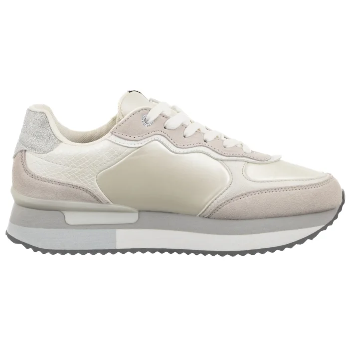 Sneakersy Pepe Jeans Rusper Shine White PLS60033 800 – zdjęcie 3