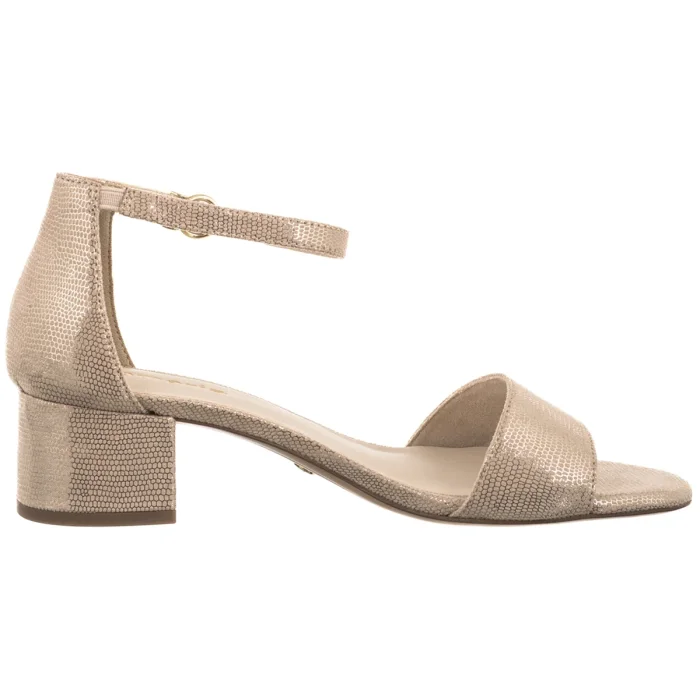 Sandały Tamaris Złote 1-28201-42 968 Lt.Gold Struct – zdjęcie 3