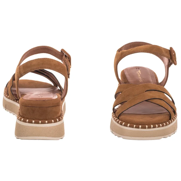 Sandały Tamaris Koniakowe 1-28269-46 305 Cognac – zdjęcie 4