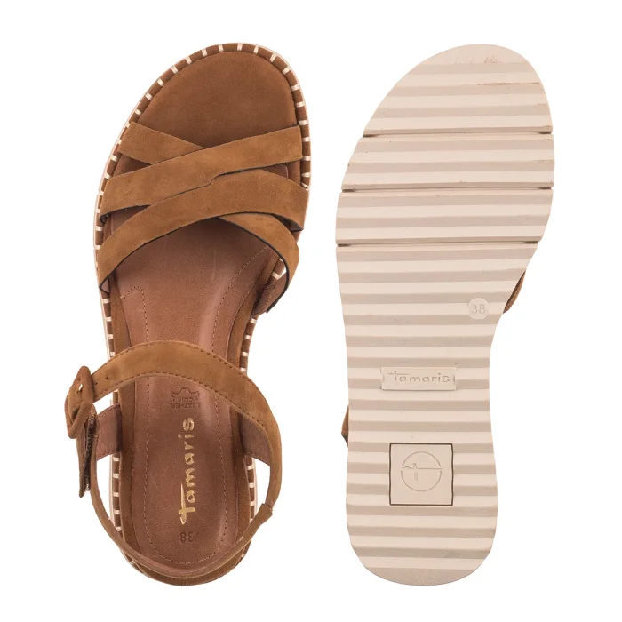Sandały Tamaris Koniakowe 1-28269-46 305 Cognac – zdjęcie 5