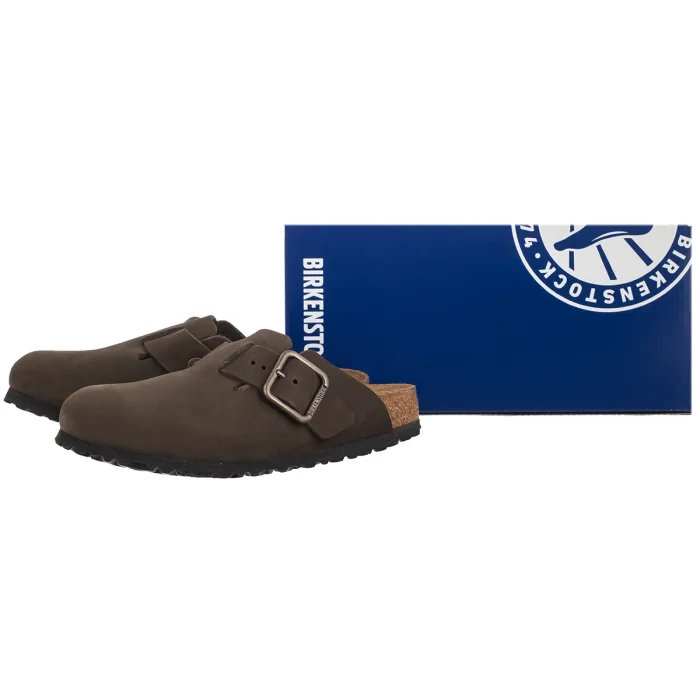 Klapki Birkenstock Boston Wire Buckle Mocca 1032762 – zdjęcie 6