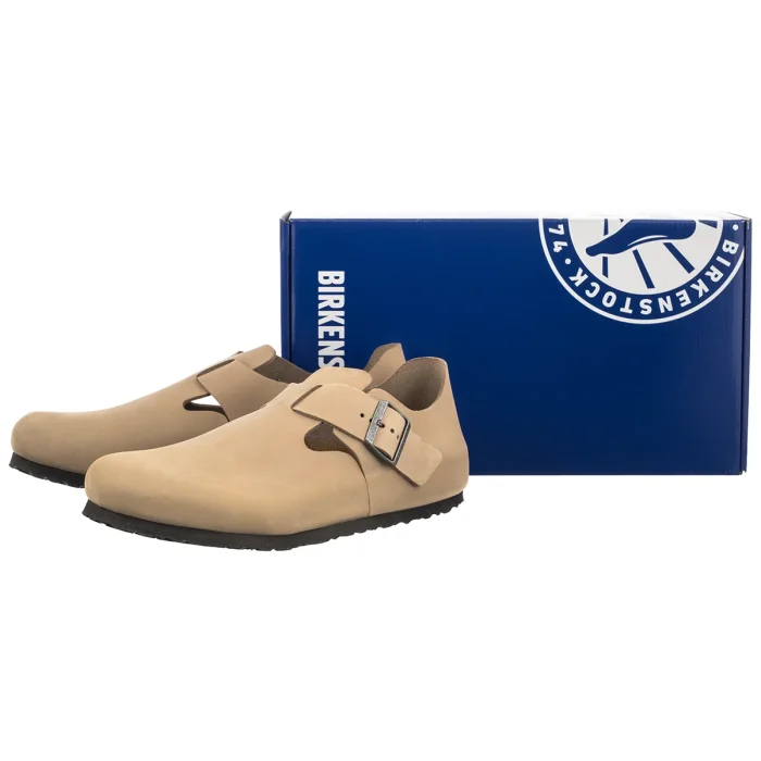 Półbuty Birkenstock London BS Tabacco Brown Leather 1031122 – zdjęcie 6