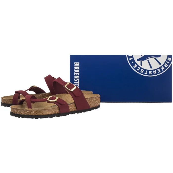 Klapki Birkenstock Mayari Zinfanden Leather 1032952 – zdjęcie 6