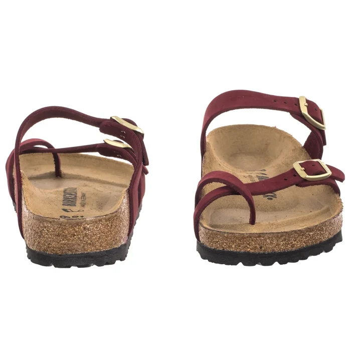 Klapki Birkenstock Mayari Zinfanden Leather 1032952 – zdjęcie 4