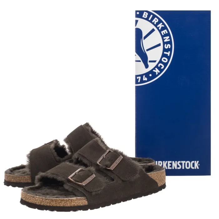 Klapki Birkenstock Arizona Shearling Mocca 1020528 – zdjęcie 6