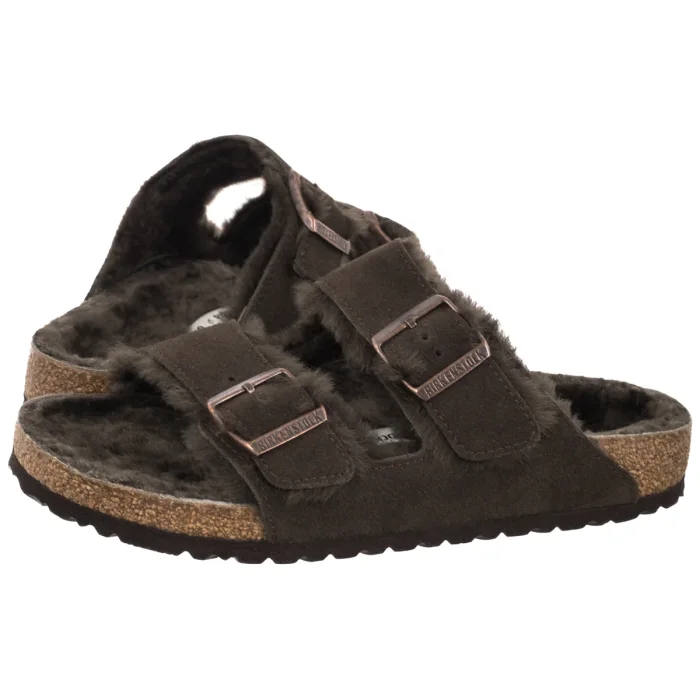 Klapki Birkenstock Arizona Shearling Mocca 1020528 – zdjęcie 1
