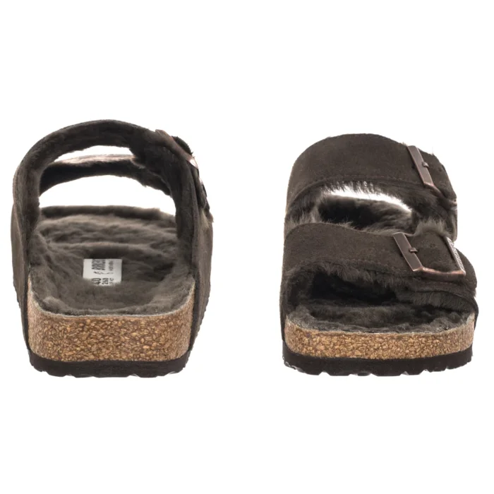 Klapki Birkenstock Arizona Shearling Mocca 1020528 – zdjęcie 4