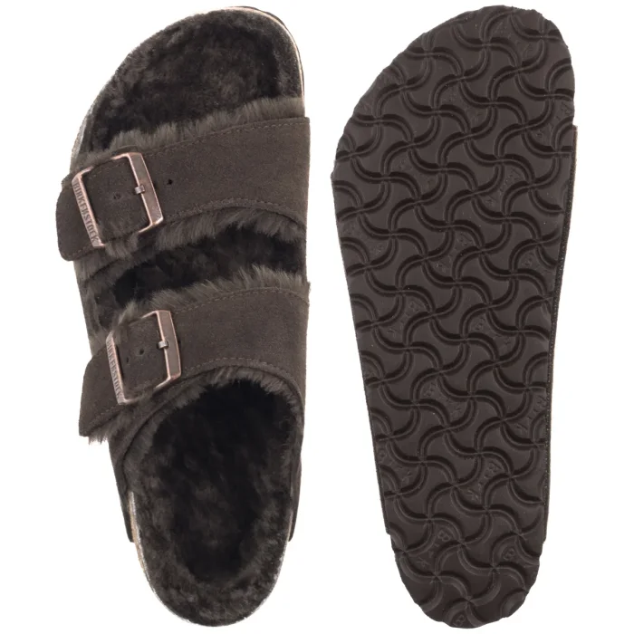 Klapki Birkenstock Arizona Shearling Mocca 1020528 – zdjęcie 5