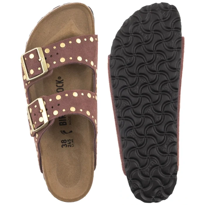 Klapki Birkenstock Arizona Rivet Border Pepper 1032876 – zdjęcie 5