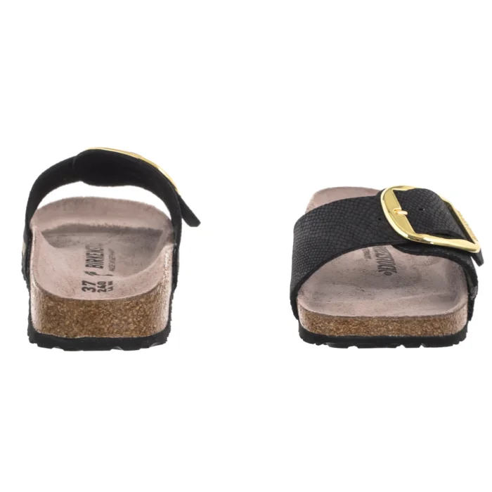 Klapki Birkenstock Madrid Big Buckle Python Black 1032965 – zdjęcie 4
