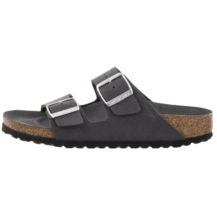 Klapki Birkenstock Arizona BS Velvet Gray Eco Leather 1032829 – zdjęcie 2