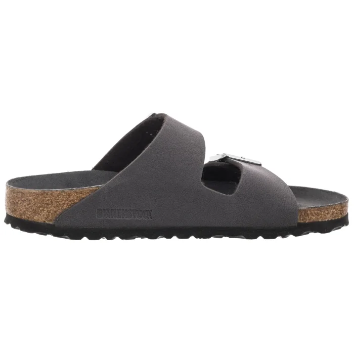 Klapki Birkenstock Arizona BS Velvet Gray Eco Leather 1032829 – zdjęcie 3