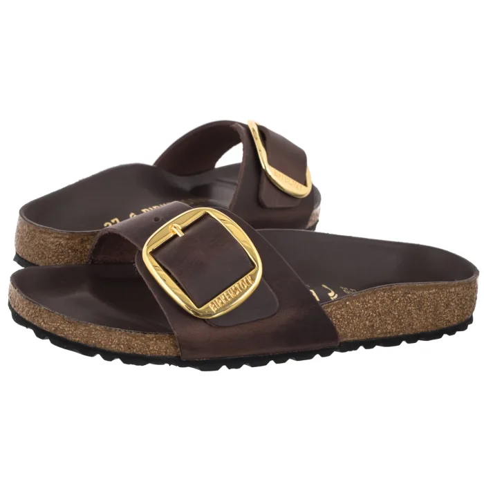 Klapki Birkenstock Madrid Big Buckle Habana 1032914 – zdjęcie 1