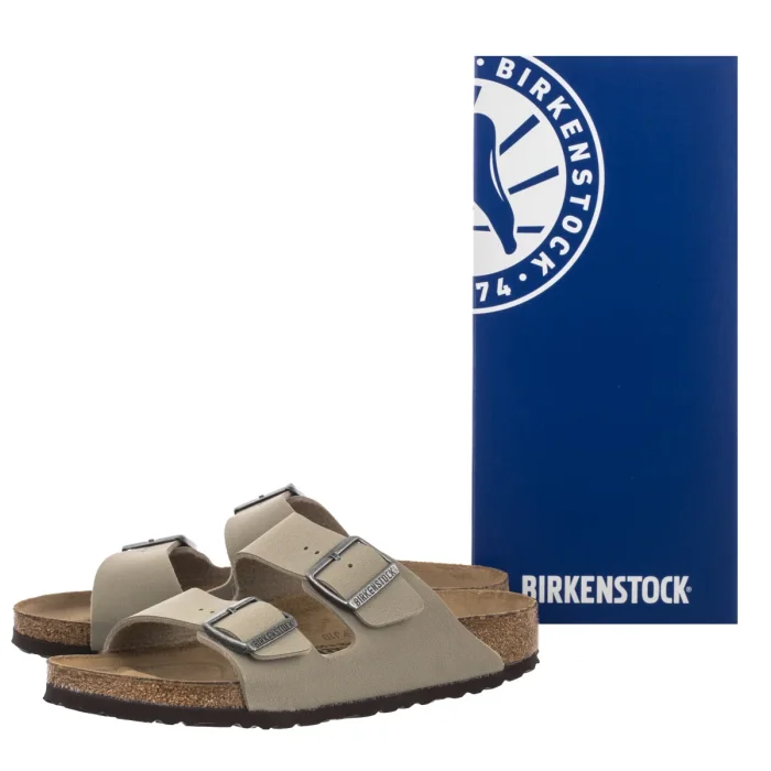 Klapki Birkenstock Arizona BS Facec Khaki/Dark Brown OS 1033132 – zdjęcie 6
