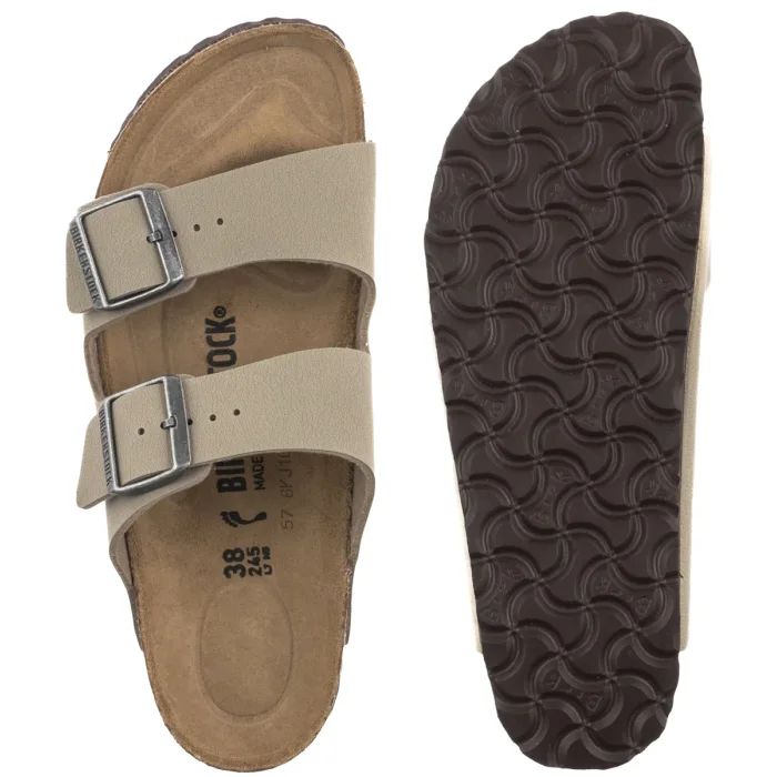 Klapki Birkenstock Arizona BS Facec Khaki/Dark Brown OS 1033132 – zdjęcie 5