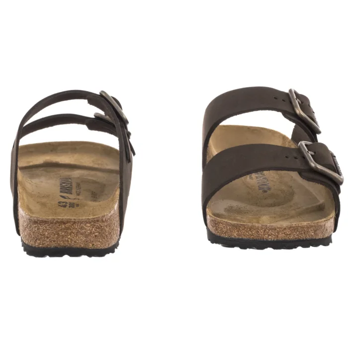 Klapki Birkenstock Arizona Wire Buckle Mocca Leather 1032761 – zdjęcie 4