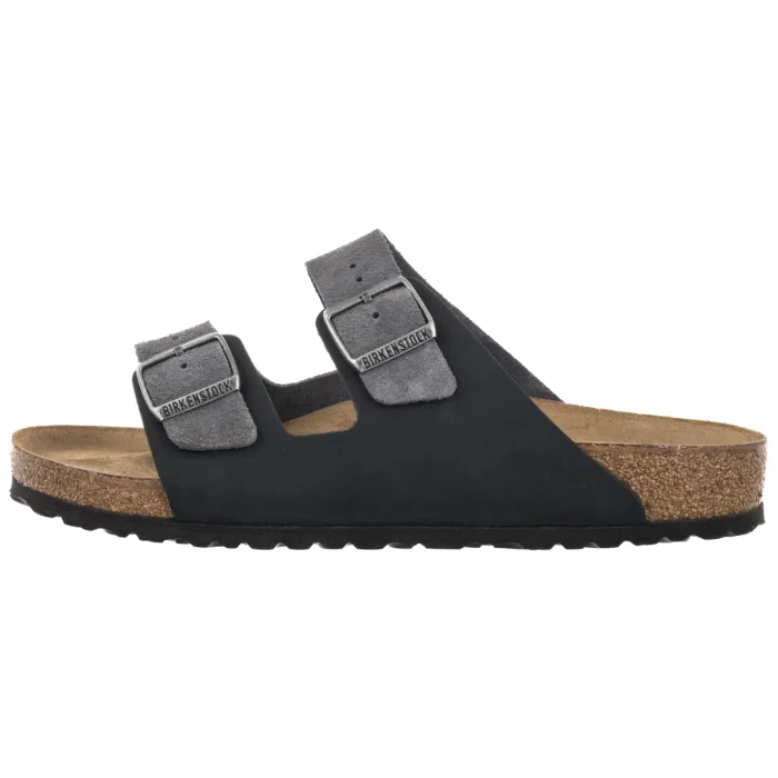 Klapki Birkenstock Arizona BS Charcoal Leather 1032435 – zdjęcie 2