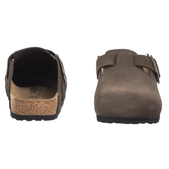Klapki Birkenstock Boston Wire Buckle Mocca Leather 1032760 – zdjęcie 4