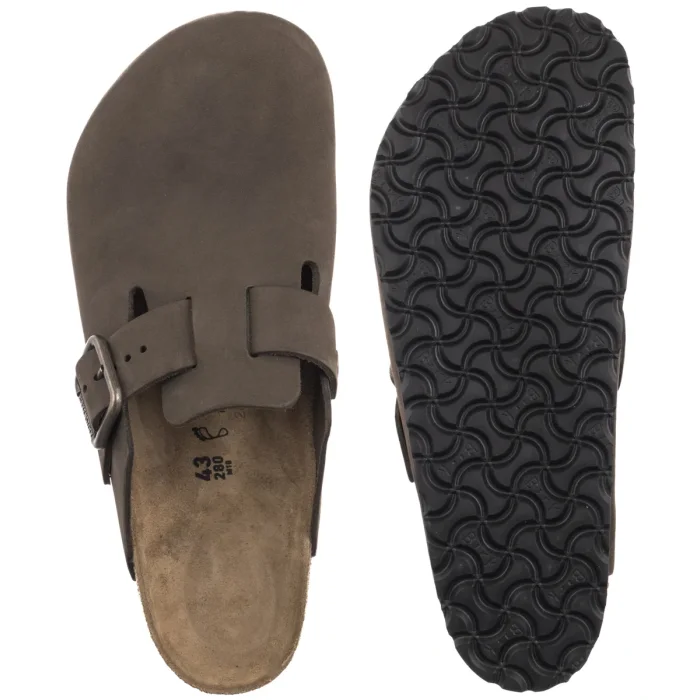 Klapki Birkenstock Boston Wire Buckle Mocca Leather 1032760 – zdjęcie 5