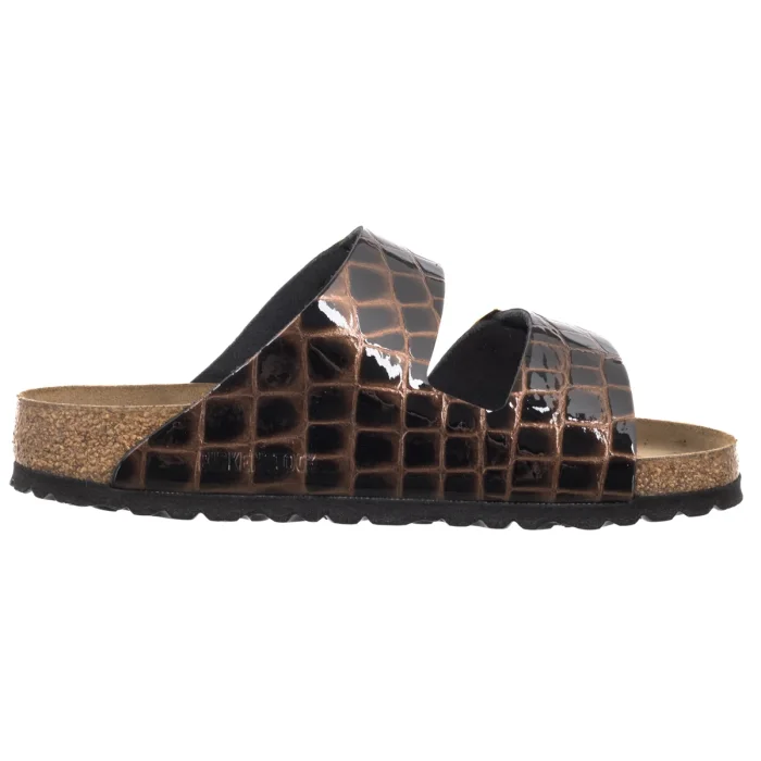 Klapki Birkenstock Arizona Emboss Leather Black 1032836 – zdjęcie 3