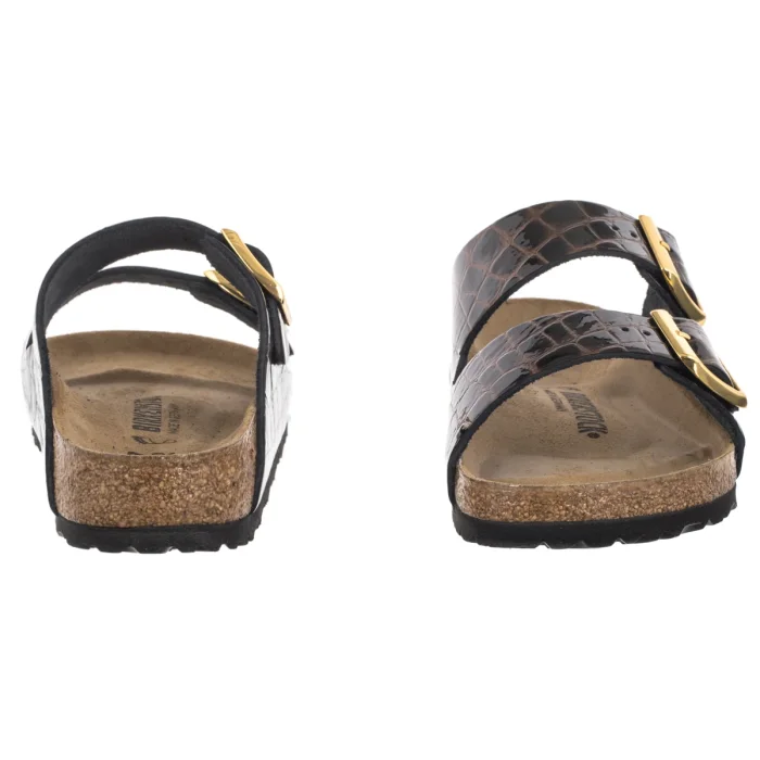 Klapki Birkenstock Arizona Emboss Leather Black 1032836 – zdjęcie 4