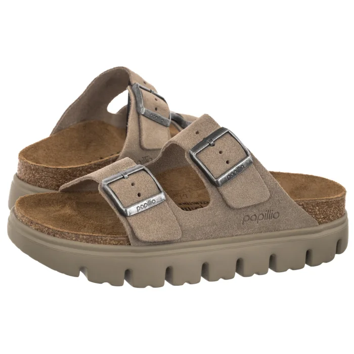 Klapki Papillio Arizona Pap Chunky Taupe Tonal 1032996 – zdjęcie 1