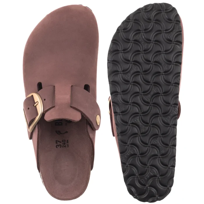 Klapki Birkenstock Boston Big Buckle Pepper Tonal FB Leather 1033010 – zdjęcie 5