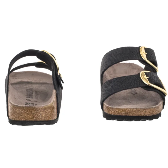 Klapki Birkenstock Arizona Big Buckle Python Black Eco Leather 1032881 – zdjęcie 4