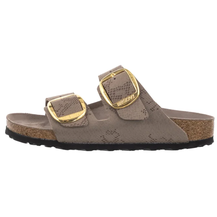 Klapki Birkenstock Arizona Big Buckle Python Gray Taupe Eco Leather 1032891 – zdjęcie 2