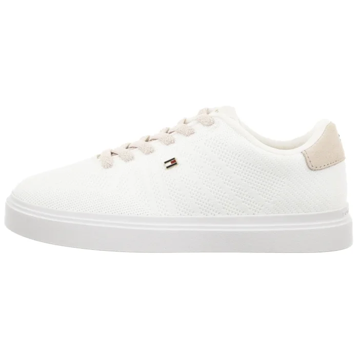 Sneakersy Tommy Hilfiger TH Feminine Cupsole Knit White/Soft Cream FW0FW09289 0LH – zdjęcie 2