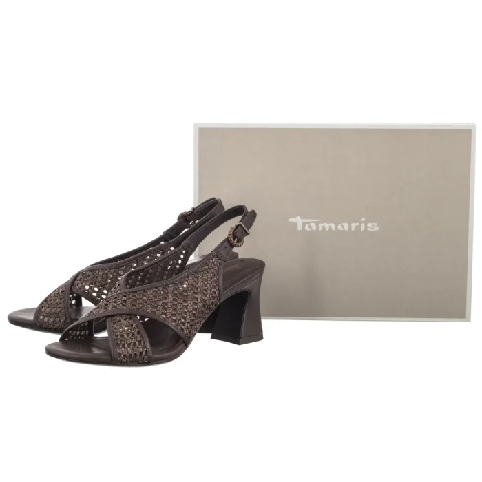 Sandały Tamaris Brązowe 1-28315-46 304 Mocca – zdjęcie 6