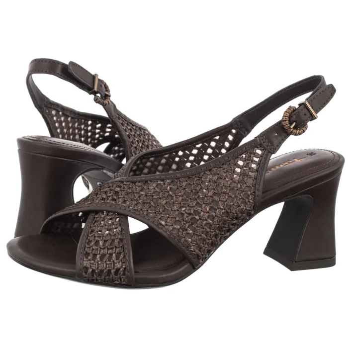 Sandały Tamaris Brązowe 1-28315-46 304 Mocca – zdjęcie 1