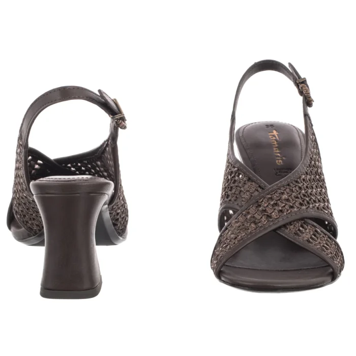 Sandały Tamaris Brązowe 1-28315-46 304 Mocca – zdjęcie 4