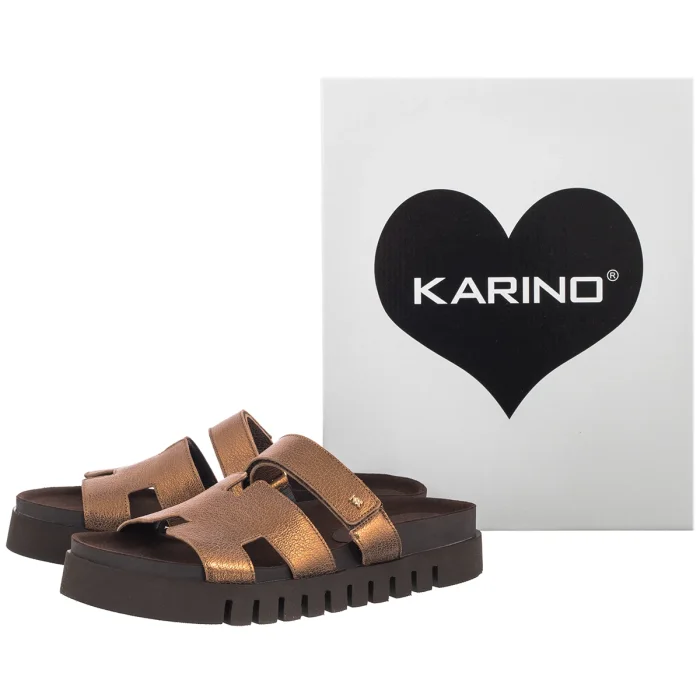 Klapki Karino Miedziane 5088/038-P – zdjęcie 6