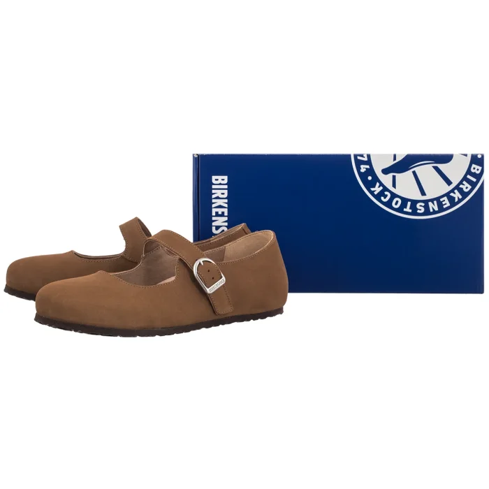 Baleriny Birkenstock Santa Clarita Dark Tea 1032676 Nubuck – zdjęcie 6