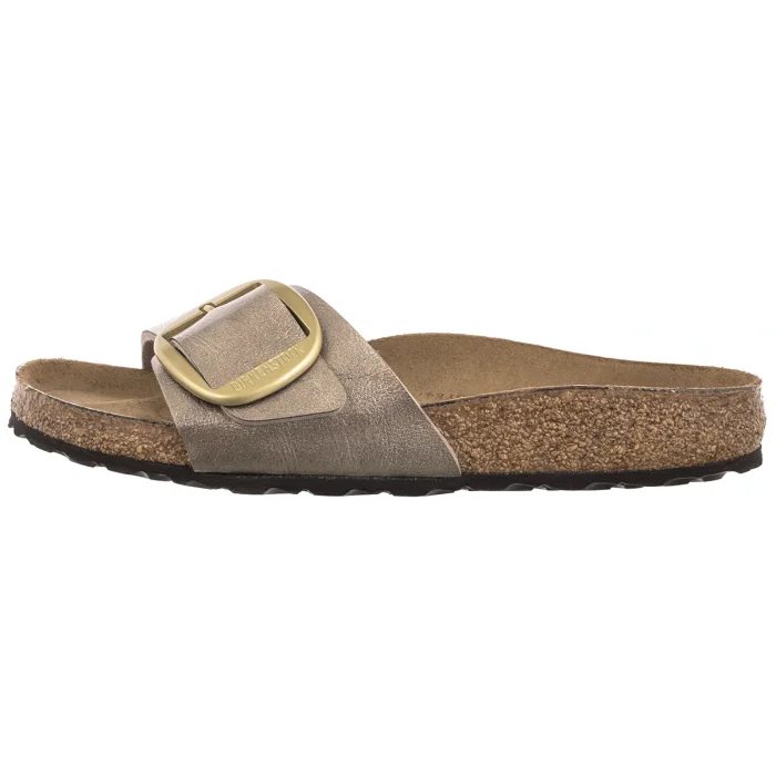 Klapki Birkenstock Madrid Big Buckle Graceful Taupe 1016236 Eco Leather – zdjęcie 2