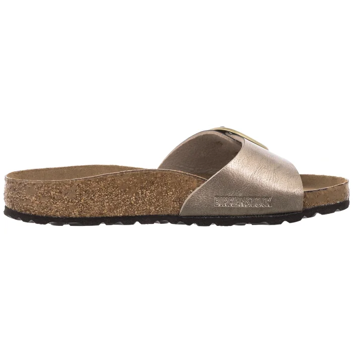 Klapki Birkenstock Madrid Big Buckle Graceful Taupe 1016236 Eco Leather – zdjęcie 3