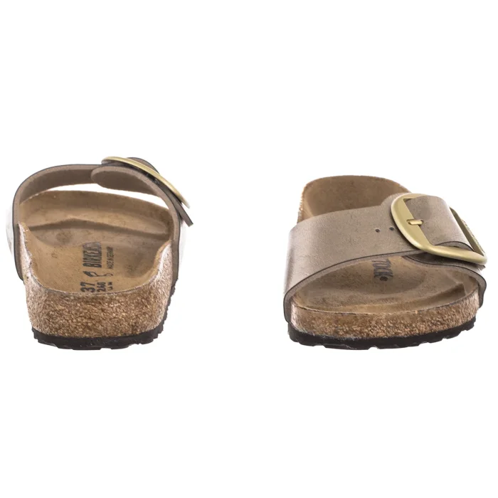 Klapki Birkenstock Madrid Big Buckle Graceful Taupe 1016236 Eco Leather – zdjęcie 4
