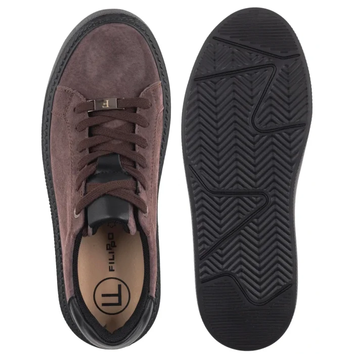 Sneakersy Filippo Brązowe DP6119/26 BR BK – zdjęcie 5