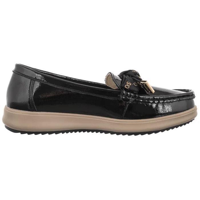 Mokasyny Filippo Czarne DP6457/26 BK – zdjęcie 3