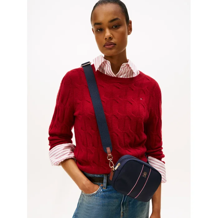 Torebka Tommy Hilfiger Popette Camera Bag Corp AW0AW17710 0GY – zdjęcie 2