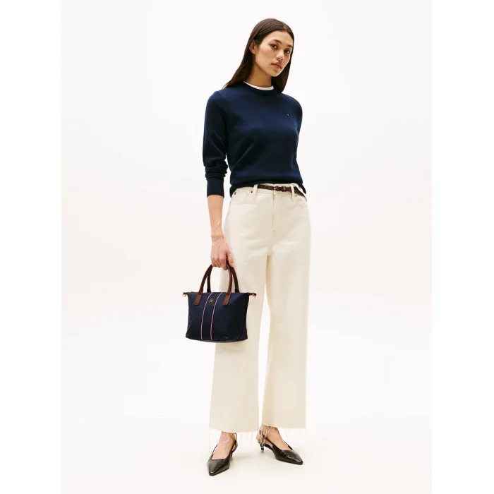Torebka Tommy Hilfiger Popette Mini Tote Corp AW0AW17707 0GY – zdjęcie 2