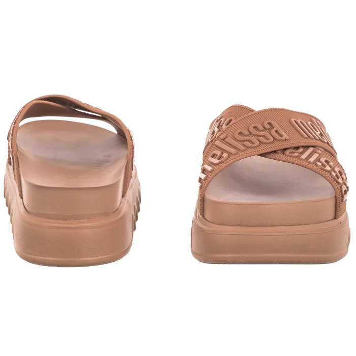 Klapki Melissa Cross M Lover Platform 37368/BU919 Brown/Brown – zdjęcie 4
