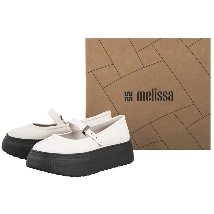 Baleriny Melissa Soft Ballerina Platform 37858/BP058 Black/White – zdjęcie 6