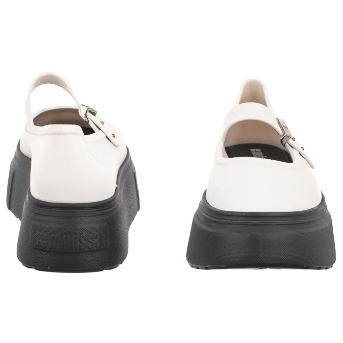 Baleriny Melissa Soft Ballerina Platform 37858/BP058 Black/White – zdjęcie 4